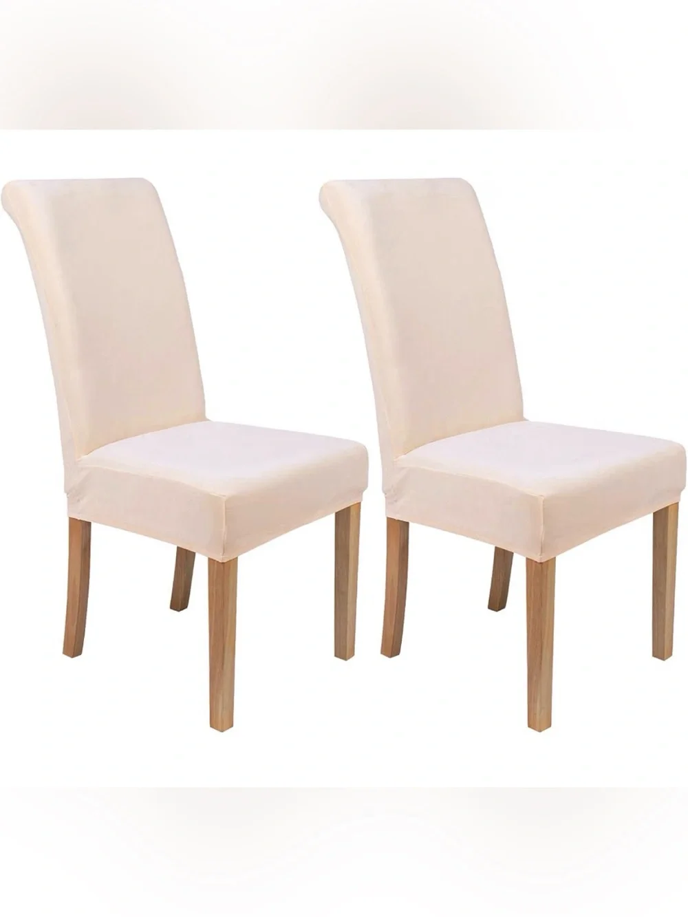 2 velvet spandex chair covers